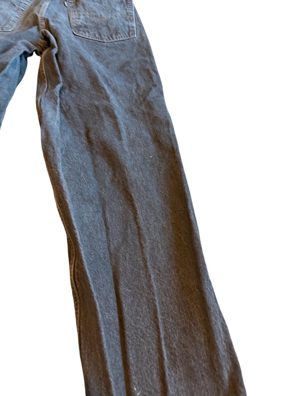 Levi's Super Baggy Black Denim Jeans Wide Leg 90s 2000s Y2K Retro Size 30 x 34 - Picture 10 of 12